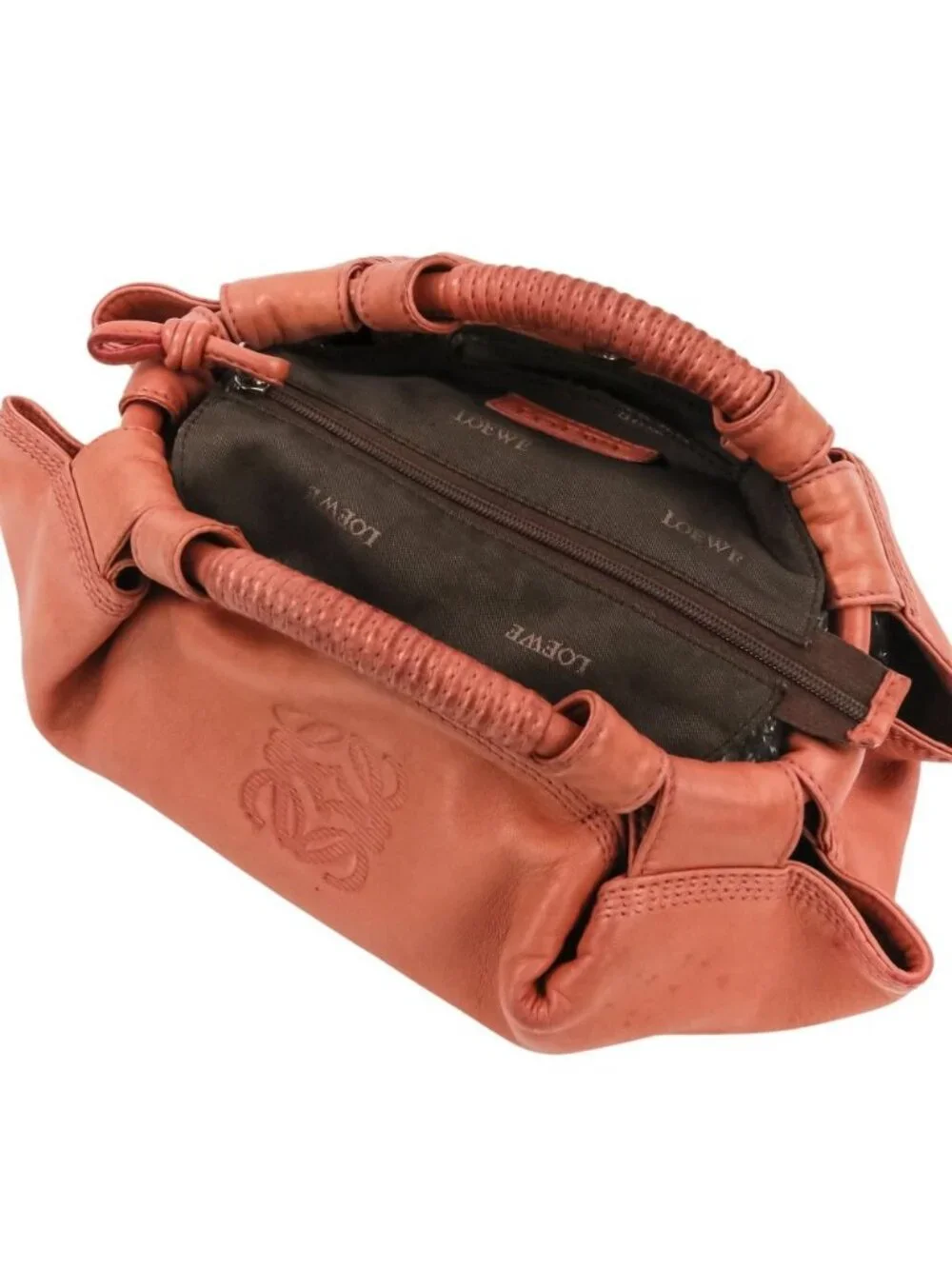 Loewe Nappa Aire Leather Mini Shoulder Bag Pink